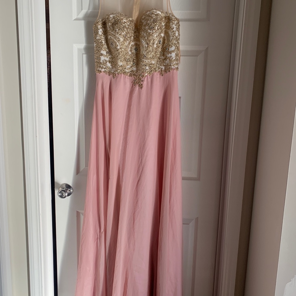 Pink prom dress